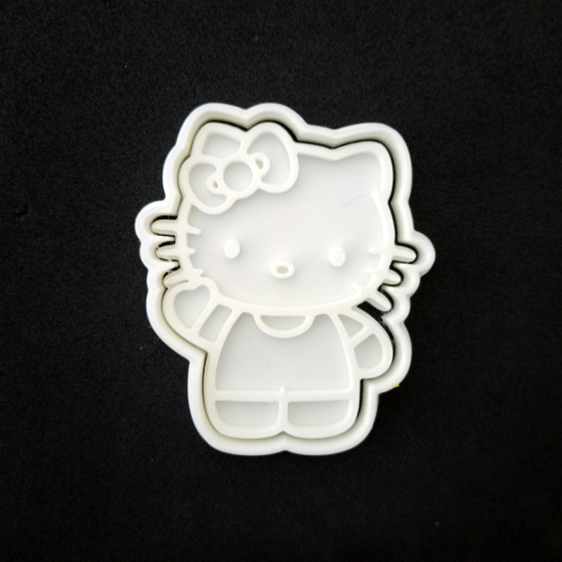 Hello Kitty Hamur Şekillendirici / Kurabiye Kalıbı / Seramik Kalıbı