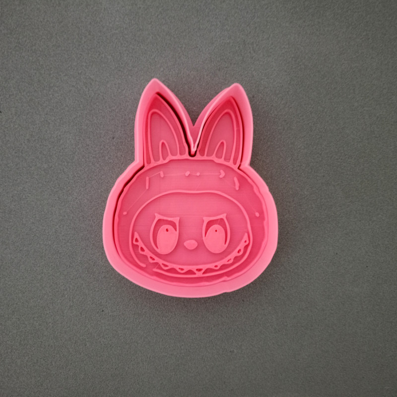 Labubu Hamur Şekillendirici / Kurabiye Kalıbı / Seramik Kalıbı İkili Set