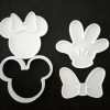 Mickey & Minnie Mouse Hamur Şekillendirici / Kurabiye Kalıbı / Seramik Kalıbı Set
