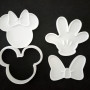 Mickey & Minnie Mouse Hamur Şekillendirici / Kurabiye Kalıbı / Seramik Kalıbı Set