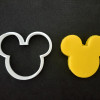 Mickey & Minnie Mouse Hamur Şekillendirici / Kurabiye Kalıbı / Seramik Kalıbı Set