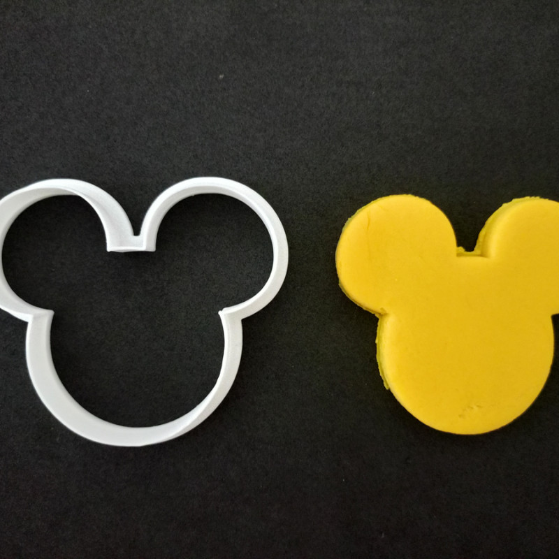Mickey & Minnie Mouse Hamur Şekillendirici / Kurabiye Kalıbı / Seramik Kalıbı Set
