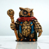 Mage (Büyücü) 3D Figür - Gizemli Baykuş Serisi - 001