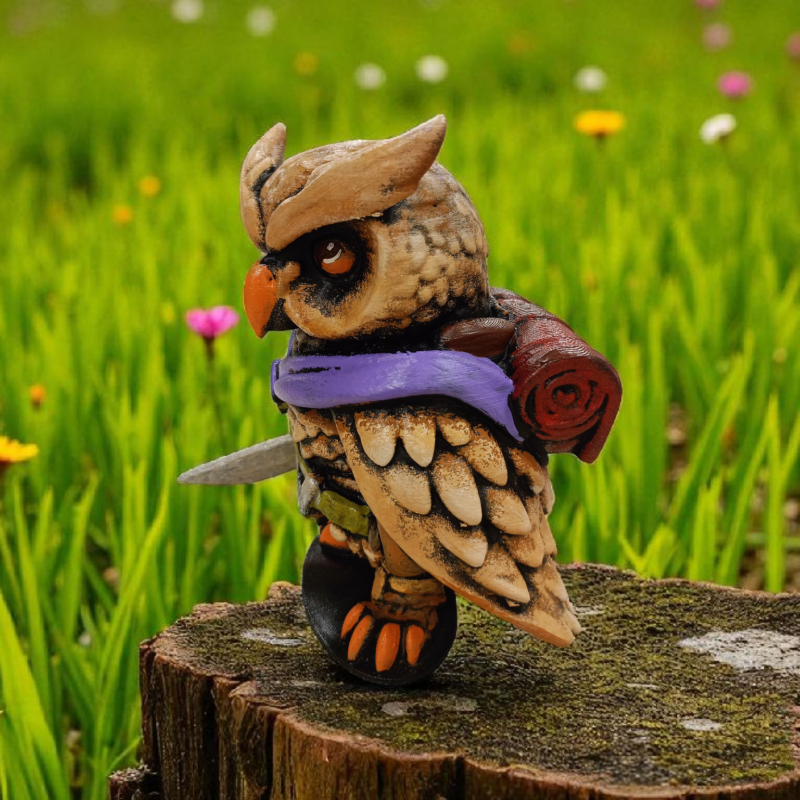 Rogue (Haydut) 3D Figür - Gizemli Baykuş Serisi - 004