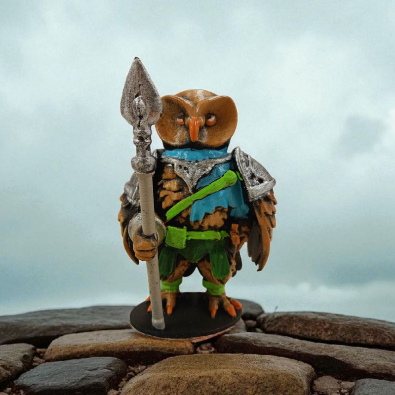 Striker (Forvet) 3D Figür - Gizemli Baykuş Serisi - 009