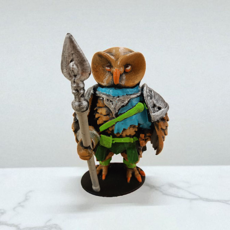 Striker (Forvet) 3D Figür - Gizemli Baykuş Serisi - 009