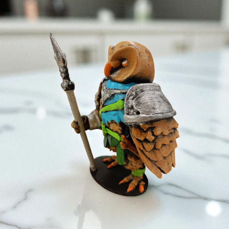 Striker (Forvet) 3D Figür - Gizemli Baykuş Serisi - 009