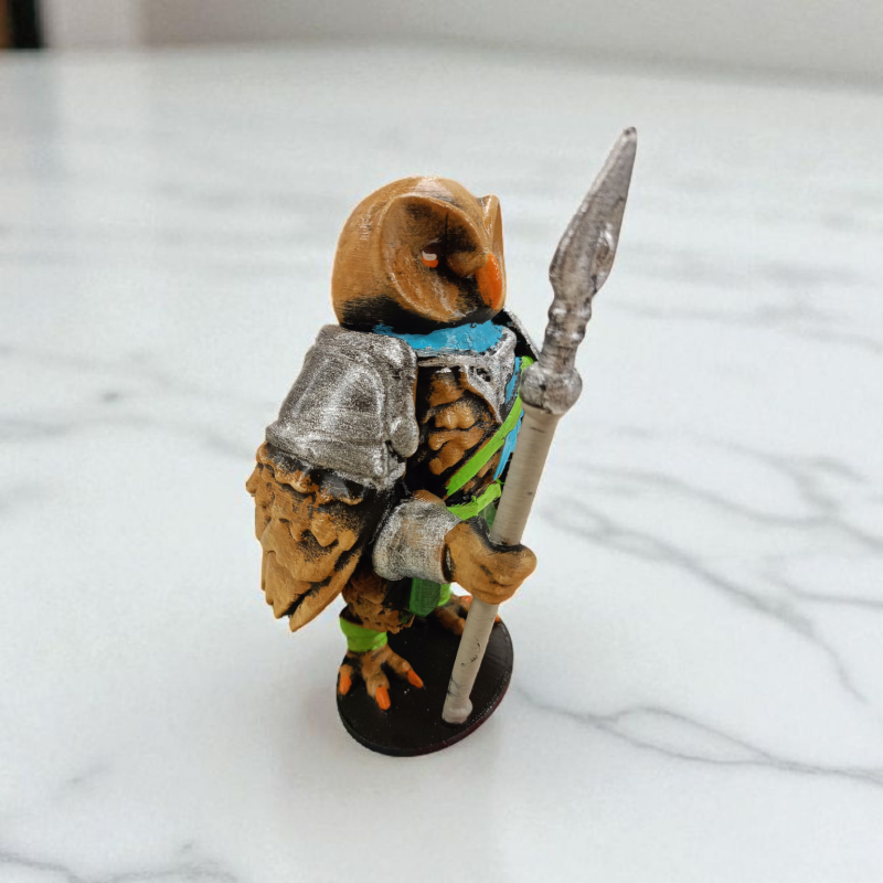 Striker (Forvet) 3D Figür - Gizemli Baykuş Serisi - 009