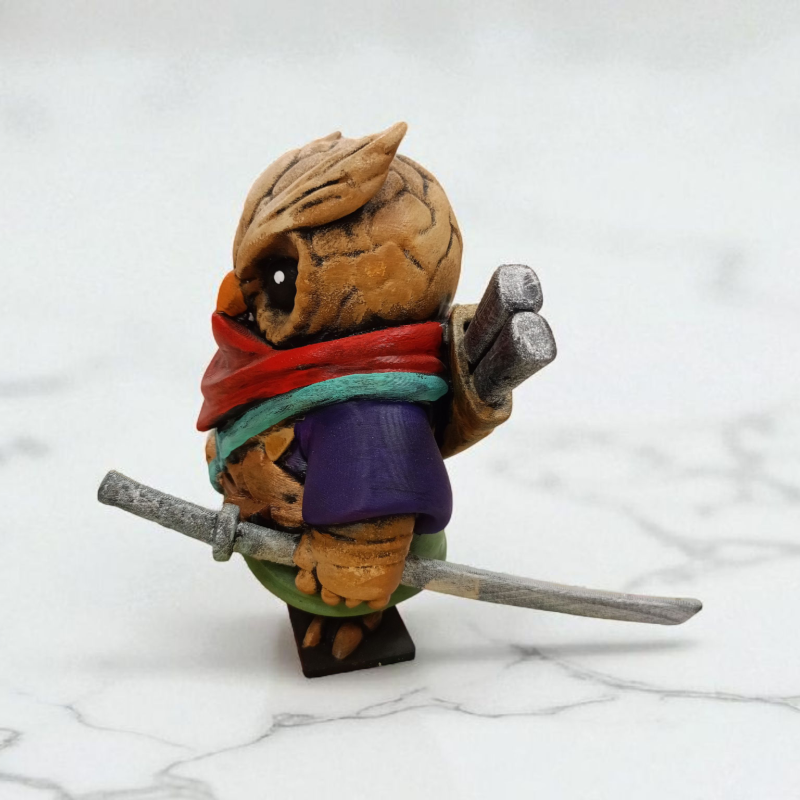 Ninja 3D Figür - Gizemli Baykuş Serisi - 018