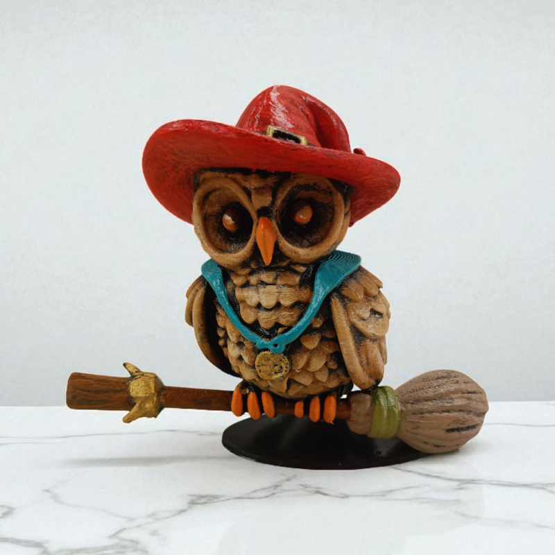 Witch (Cadı) 3D Figür - Gizemli Baykuş Serisi - 046