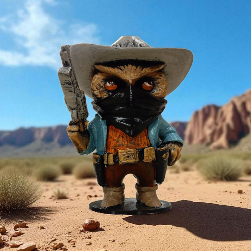 Outlaw (Kanunsuz) 3D Figür - Gizemli Baykuş Serisi - 061