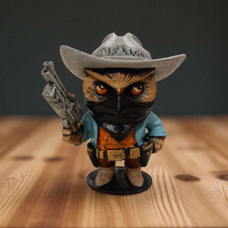 Outlaw (Kanunsuz) 3D Figür - Gizemli Baykuş Serisi - 061