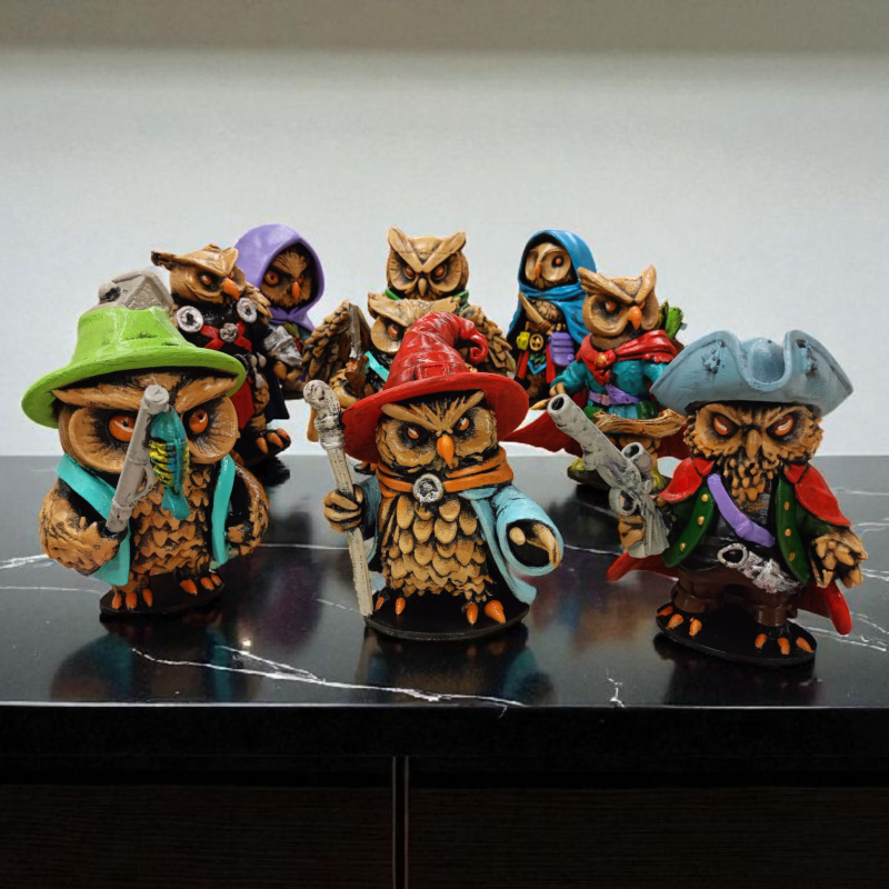 Cook (Aşçı) 3D Figür - Gizemli Baykuş Serisi - 030