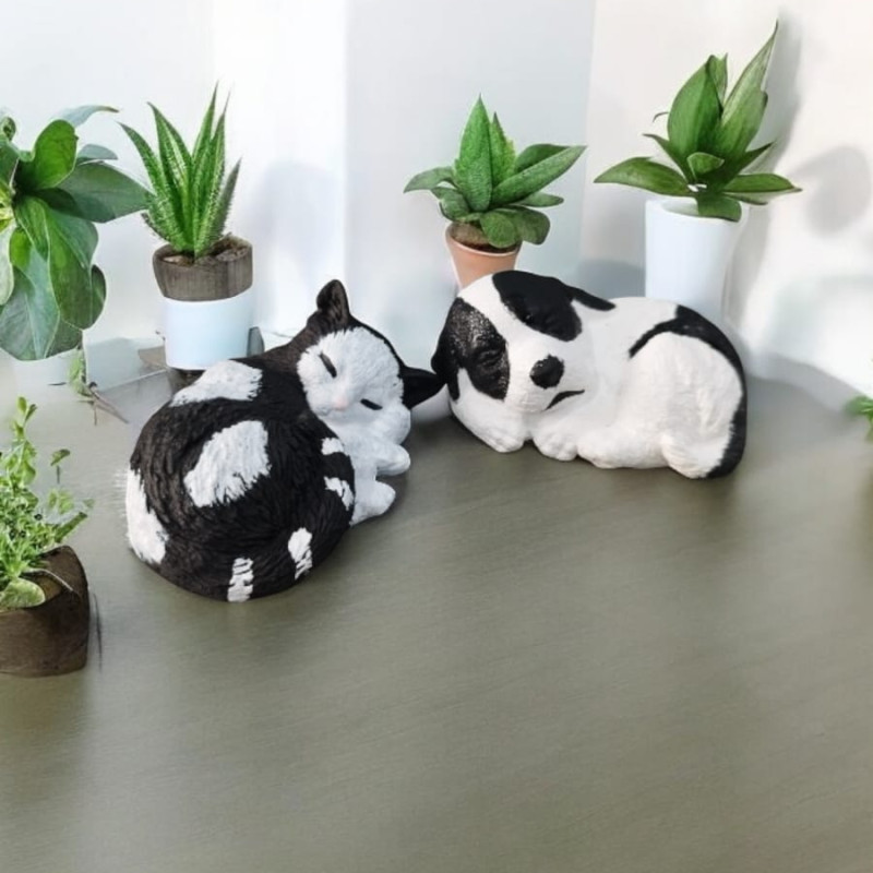 Mini Kedi Köpek Biblo