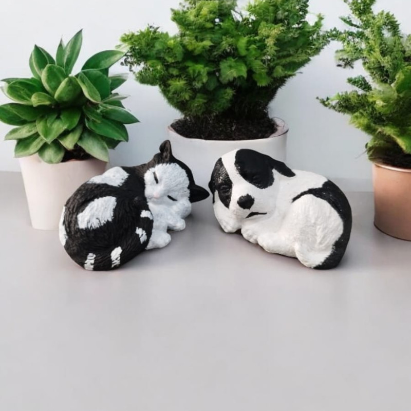 Mini Kedi Köpek Biblo