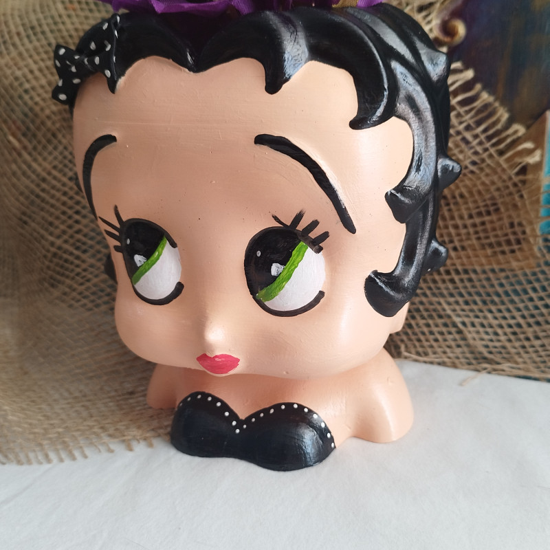Betty Boop Saksı