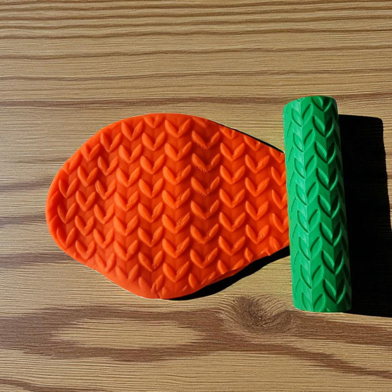 Model 012 - Polimer Kil Doku Oklavası / Seramik Çamuru Desen Rulosu