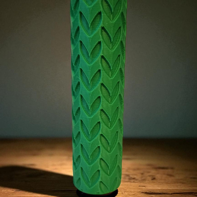 Model 012 - Polimer Kil Doku Oklavası / Seramik Çamuru Desen Rulosu