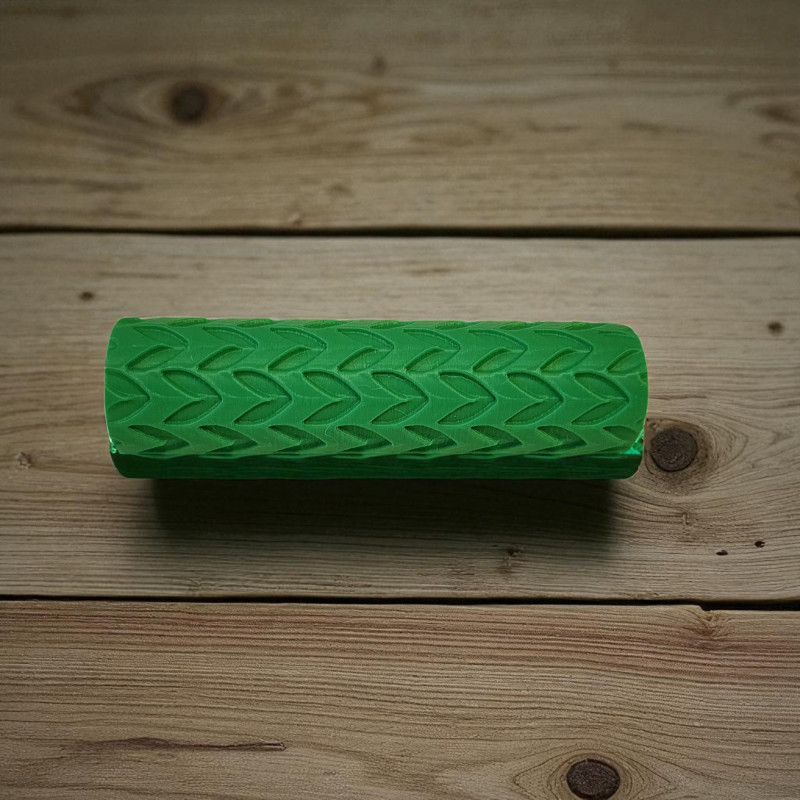 Model 012 - Polimer Kil Doku Oklavası / Seramik Çamuru Desen Rulosu