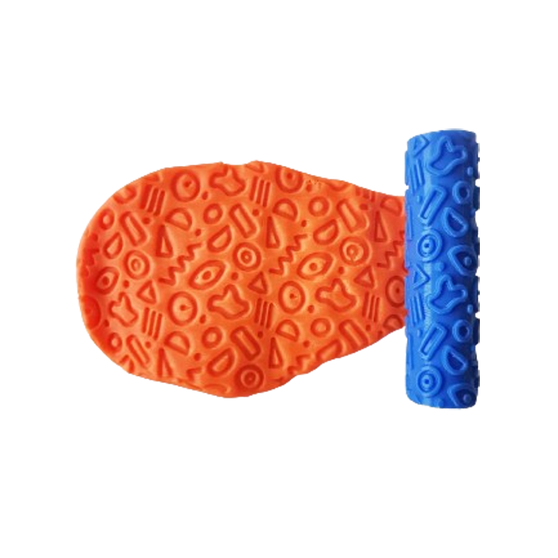 Model 022 - Polimer Kil Doku Oklavası / Seramik Çamuru Desen Rulosu