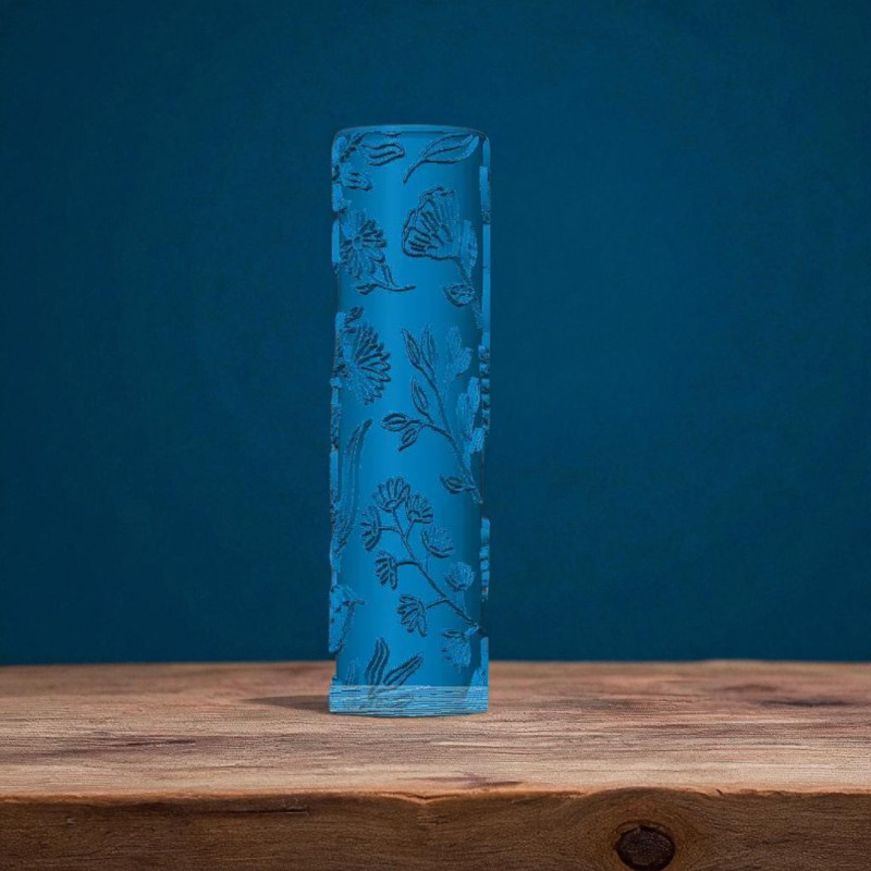 Model 040 - Polimer Kil Doku Oklavası / Seramik Çamuru Desen Rulosu