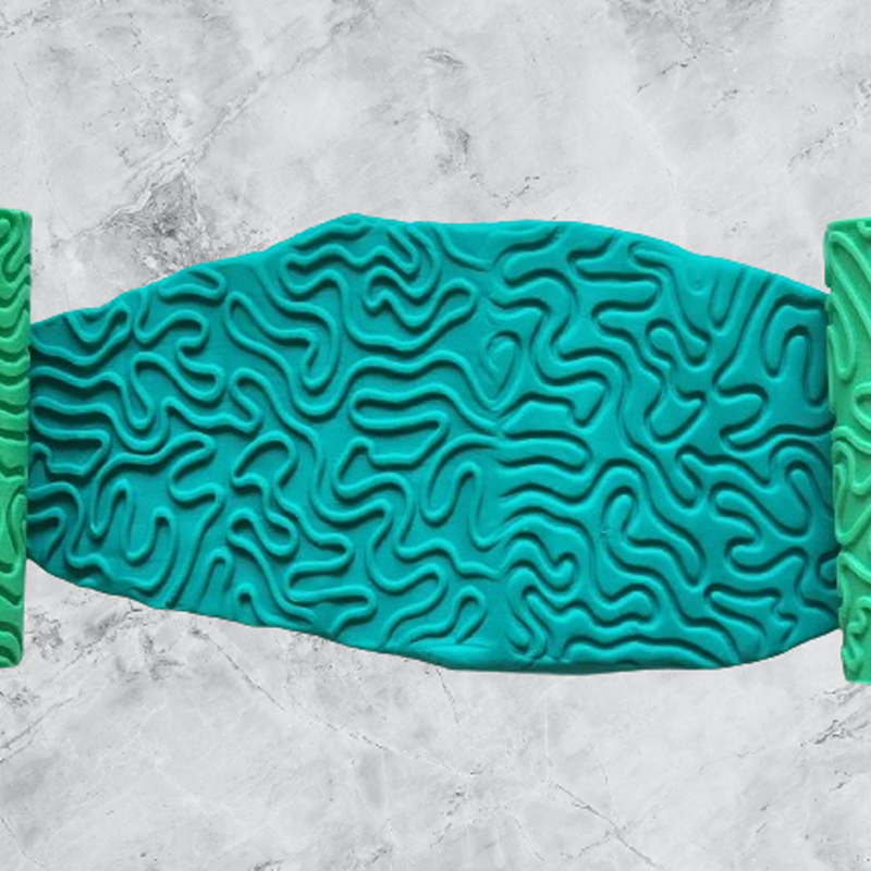 Model 046 - Polimer Kil Doku Oklavası / Seramik Çamuru Desen Rulosu