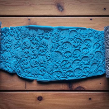 Model 068 - Polimer Kil Doku Oklavası / Seramik Çamuru Desen Rulosu